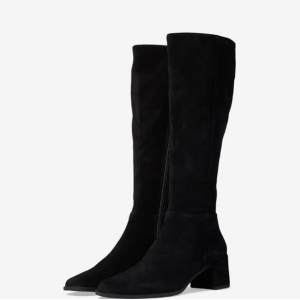 Vagabond Shoemakers tall black suede boots